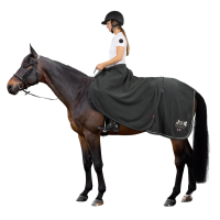 Coperta da lavoro confortevole per cavallo e cavaliere B Vertigo Scarabèo verde