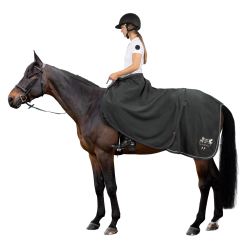 Coperta da lavoro confortevole per cavallo e cavaliere B Vertigo Scarabèo verde