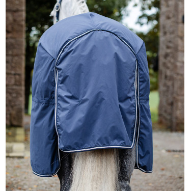 Coperta Horseware Show Ready Blu marino / blu marino e argento Coperta Horseware Show Ready Blu marino / blu marino e argento