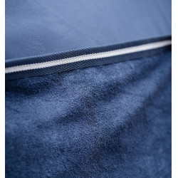 Coperta Horseware Show Ready Blu marino / blu marino e argento Coperta Horseware Show Ready Blu marino / blu marino e argento
