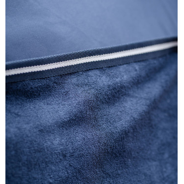 Coperta Horseware Show Ready Blu marino / blu marino e argento Coperta Horseware Show Ready Blu marino / blu marino e argento