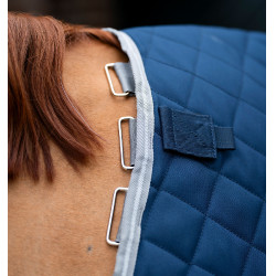 Coperta da box Horseware Amigo Plus Disco 200g Marino / grigio titanio / argento Blu marino