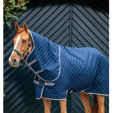 Coperta da box Horseware Amigo Plus Disco 200g Marino / grigio titanio / argento Blu marino
