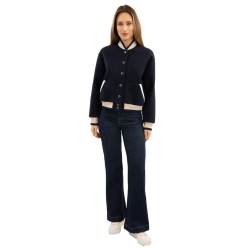 Bomber Harcour Beryl donna Marina Blu marino