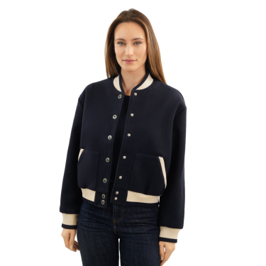Bomber Harcour Beryl donna Marina Blu marino