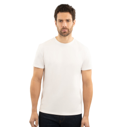 T-shirt Harcour Titouan uomo Bianco T-shirt Harcour Titouan uomo Bianco