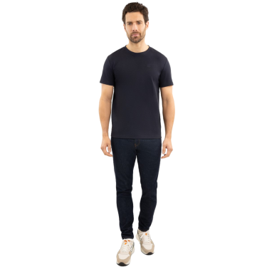 T-shirt Harcour Titouan uomo Marina Blu marino T-shirt Harcour Titouan uomo Marina Blu marino
