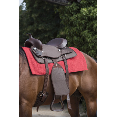 Tappeto Westride Navajo cotone/acrilico tinta unita Rosso