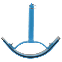 Coltello per calore curvo in PVC. Blu