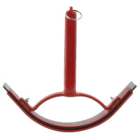 Coltello per calore curvo in PVC. Blu