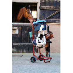 Carrello porta sella smontabile Hippotonic Bordeaux