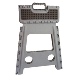 Sgabello-pedana pieghevole Hippo-Tonic Grip Grigio