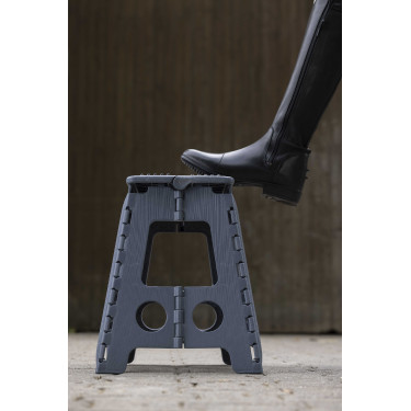 Sgabello-pedana pieghevole Hippo-Tonic Grip Grigio