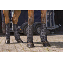 Ghette da trasporto basse Nero