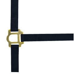 Capestro in nylon doppio spessore con chiusure a fibbia Norton Blu navy