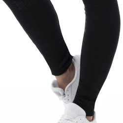 Pantaloni softshell Equithème Dolomyt fondo in silicone Nero