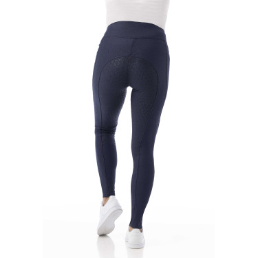 Pantaloni softshell Equithème Dolomyt fondo in silicone Blu navy Pantaloni softshell Equithème Dolomyt fondo in silicone Blu navy