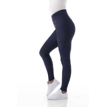 Pantaloni softshell Equithème Dolomyt fondo in silicone Blu navy Pantaloni softshell Equithème Dolomyt fondo in silicone Blu navy