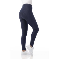 Pantaloni softshell Equithème Dolomyt fondo in silicone Blu navy Pantaloni softshell Equithème Dolomyt fondo in silicone Blu navy