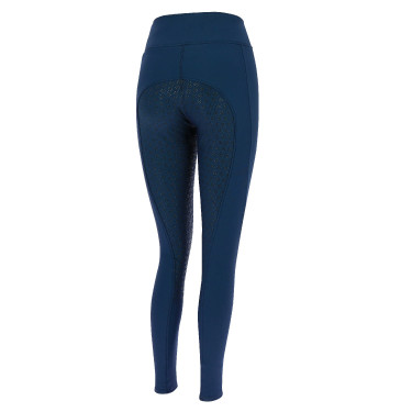 Pantaloni softshell Equithème Dolomyt fondo in silicone Blu navy Pantaloni softshell Equithème Dolomyt fondo in silicone Blu navy