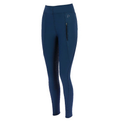 Pantaloni softshell Equithème Dolomyt fondo in silicone Blu navy Pantaloni softshell Equithème Dolomyt fondo in silicone Blu navy