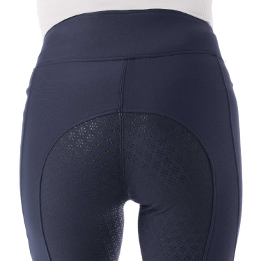 Pantaloni softshell Equithème Dolomyt fondo in silicone Blu navy Pantaloni softshell Equithème Dolomyt fondo in silicone Blu navy