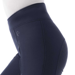 Pantaloni softshell Equithème Dolomyt fondo in silicone Blu navy Pantaloni softshell Equithème Dolomyt fondo in silicone Blu navy