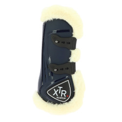 Stinchiere Norton XTR con bottoni in montone sintetico Blu navy