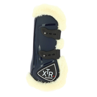Stinchiere Norton XTR con bottoni in montone sintetico Blu navy