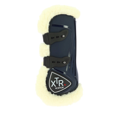 Stinchiere Norton XTR con bottoni in montone sintetico Blu navy