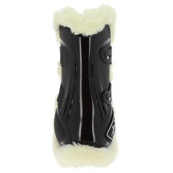 Stinchiere Norton XTR con bottoni in montone sintetico Nero