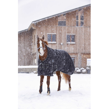 Coperta Riding World Oxford impermeabile Nero