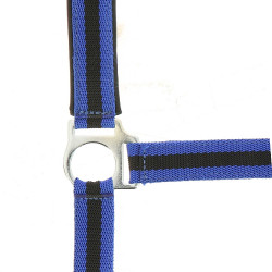 Capezzina Norton in nylon foderata in neoprene Blu reale / nero