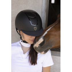 Casco Equithème Airy Nero / carbone / nero Casco Equithème Airy Nero / carbone / nero