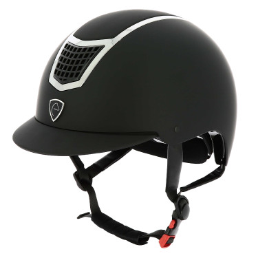 Casco Equithème Airy Argento / nero