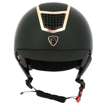 Casco Equithème Airy Oro rosa / nero