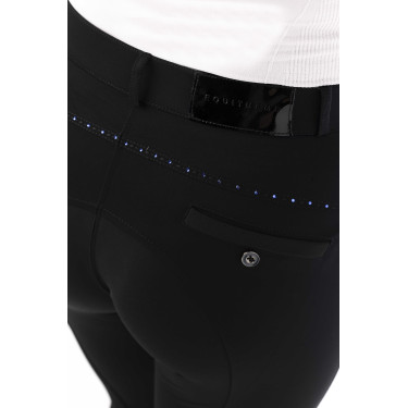 Pantaloni Equithème Safir Nero / blu