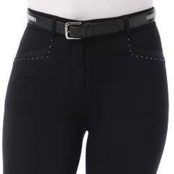 Pantaloni Equithème Safir Nero / blu