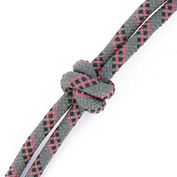 Capestro etologico Norton + lunghina Eco Grigio / lampone / nero