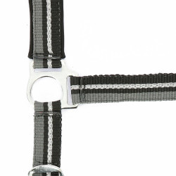 Capestro + lunghina Norton Brillant Nero / grigio / argento