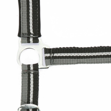 Capestro + lunghina Norton Brillant Nero / grigio / argento