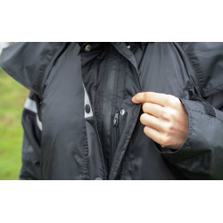 Impermeabile Equithème RiderCoat Nero