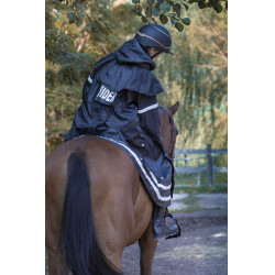 Impermeabile Equithème RiderCoat Nero