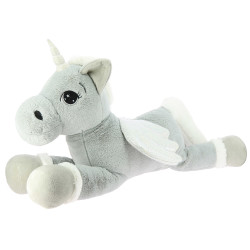Peluche Equi-Kids Unicorno grande modello Grigio