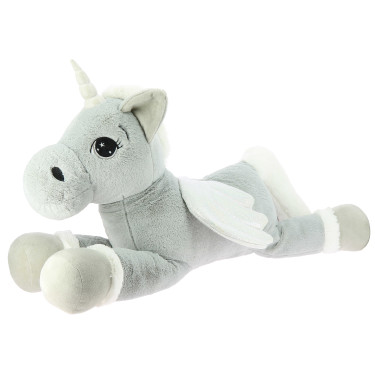 Peluche Equi-Kids Unicorno grande modello Grigio
