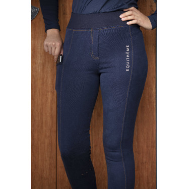 Pull-on Equithème Lola bambino Blu navy Pull-on Equithème Lola bambino Blu navy