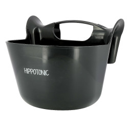 Mangiatoia portatile con ganci Hippo-Tonic Nero