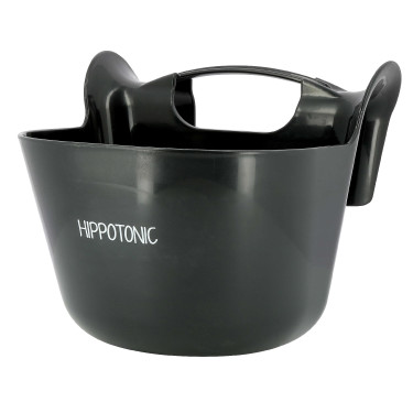 Mangiatoia portatile con ganci Hippo-Tonic Nero
