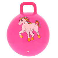 Palla saltellante Equi-Kids Unicorno Rosa fluo