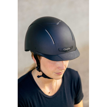 Casco Choplin Plume Nero opaco